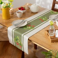 Strawberry Indoor Outdoor Table Runner
