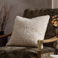 Olann Faux Shearling Cushion Natural Cream