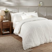 Harrison Stripe Tufted Soft Touch Cover Set Single