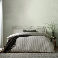 Hebden Mélange Stripe 100% Cotton Duvet Cover Set Single