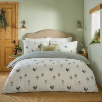 Wylder Nature Robin's Return Brushed Cotton Duvet Cover Set | Size: Super King