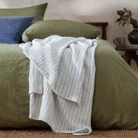 Waffle 100% Cotton Textured Bedspread