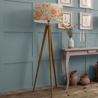 Voyage Maison Aratus Floor Lamp With Delamere Eva Lampshade in Off-White