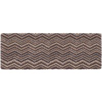 My Mat Washable Cotton Indoor Candy Linen Zig Zag Mat | Size: 50 cm x 75 cm