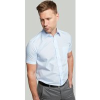 Glacier Short Sleeved Cotton Rich Non Iron Shirt inches