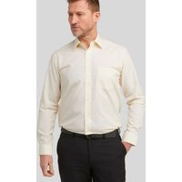 Cream Classic Easy Care Long Sleeve Shirt