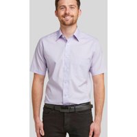 Lilac Classic Easy Care Short Sleeve Shirt