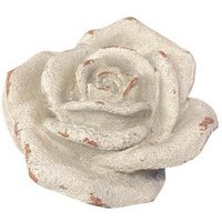 Minster Medium Decorative Flower Ornament - Resin - L15 x W15 x H7 cm - Beige | Size: 1 Pack