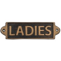 Minster " " - Wall Sign - Metal - L1 x W15 x H6 cm - Black