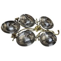 Fruit Bowl Brass L6 x W33 x H22 cm Pack