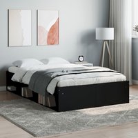Berkfield Home Bed Frame Black 120x200 cm