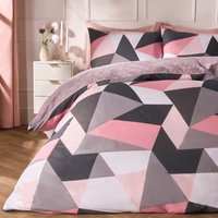 Shapes Duvet Cover Pillow Case Bedding Set Light Single