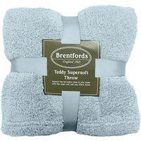 Large Teddy Fleece Throw Blanket Duck Egg cm x 200 cm