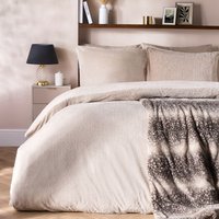 Reversible Teddy Duvet Cover Pillowcase Single