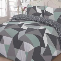 Geometric Shapes Duvet Cover Pillowcase Single