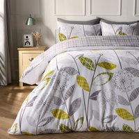 Allium Check Duvet Cover Pillowcase King