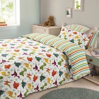 Dinosaur Duvet Cover Pillowcase Polycotton Bedding Set Double