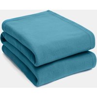 Warm Plain Fleece Throw Over Bed Blanket cm x 200 cm