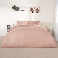 Plain Dyed Duvet Cover Cover Pillowcase Set Light Double