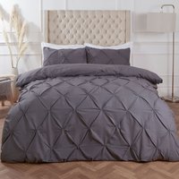 Diamond Pintuck Duvet Cover Pillowcase King