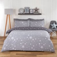 Stars Duvet Cover Pillowcase Bedding Set Double