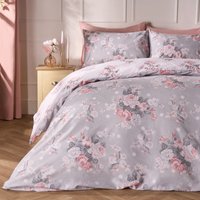 English Rose Duvet Cover Pillow Case Bedding Set Double