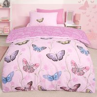 Butterfly Heaven Duvet Cover Pillowcase Set Light Double