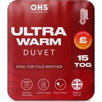 15 Tog Duvet Winter Warm Quilt Anti Allergy Double
