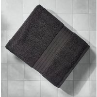 OHS 4 Pack of 100% Cotton Bathroom Hand Towel in Charcoal