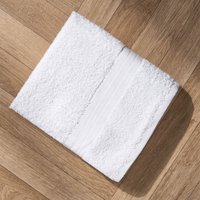 OHS 4 Pack of 100% Cotton Bathroom Bath Towel in White