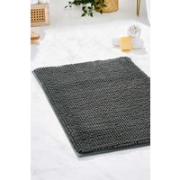 Chenille Bath Mat Noodle Absorbent Non Slip Soft Shower