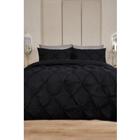 Diamond Pintuck Duvet Cover Pillowcase Double