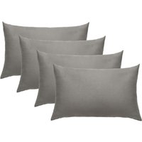 4 x Soft Cotton Housewife Pillowcases