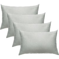 4 x Soft Polycotton Housewife Pillowcase Set