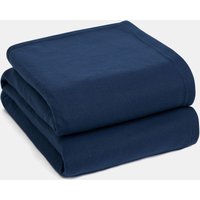 Warm Plain Fleece Throw Over Bed Blanket cm x 200 cm