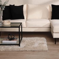 Shaggy Floor Rug Large Plain Soft Sparkle Mat Thick 5cm Pile cm x 170 cm