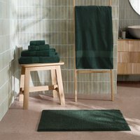 OHS 10 Pack of 100% Cotton Bathroom Bath Towel in Dark Green