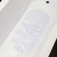 OHS PVC Shower Mat Non-Slip Bathroom Accessories Anti Mould Mats in Clear