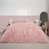 Teddy Duvet Cover Set Bedding Soft Fleece Faux Fur Shaggy Light Single