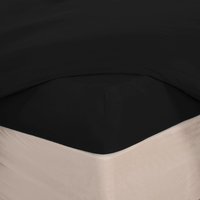 Plain Dyed Non Iron Fitted Bed Sheet True Double Fitted