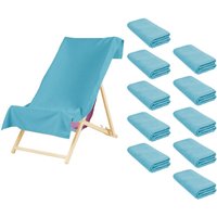 10 x Plain Microfiber Quick Dry Bath Beach Towel Bright