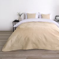 Leaf Pinsonic Throw Over Bed Blanket Quilted Bedspread cm x 200 cm