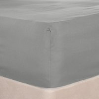 Plain Bed Sheet Microfibre Deep Fitted Soft Single