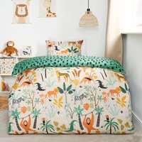 Safari Duvet Cover Set Reversible Quilt Soft Pillowcase Bedding Single