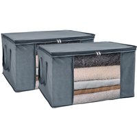 Large Underbed Storage Bags 2 Pack Clothes Shoes Organiser