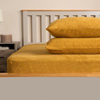 Teddy Fleece Thermal Fitted Bed Sheet Bright Double Fitted