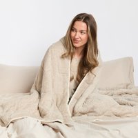 Teddy Fleece Sensory Sleep Therapy Weighted Blanket 150 x 200 cm cm x 200 cm