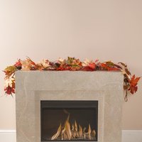 Artificial Decorative Garland Fireplace Door Wall Party Table Spring Winter Home Burnt