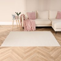 Boucle Fleece Rug Living Room Soft Carpet Floor Non Slip Modern Bedroom Area Mat cm x 170 cm