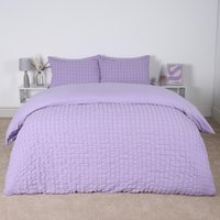 Seersucker Duvet Cover Pillowcase Bedding King